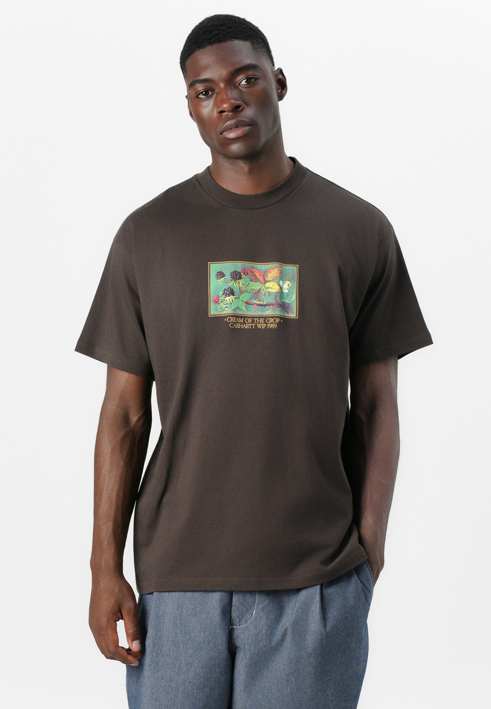 Carhartt WIP Футболка с принтом - Коричневый