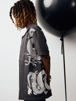 Рубашка с коротким рукавом для мальчика Next 136-484, Черный