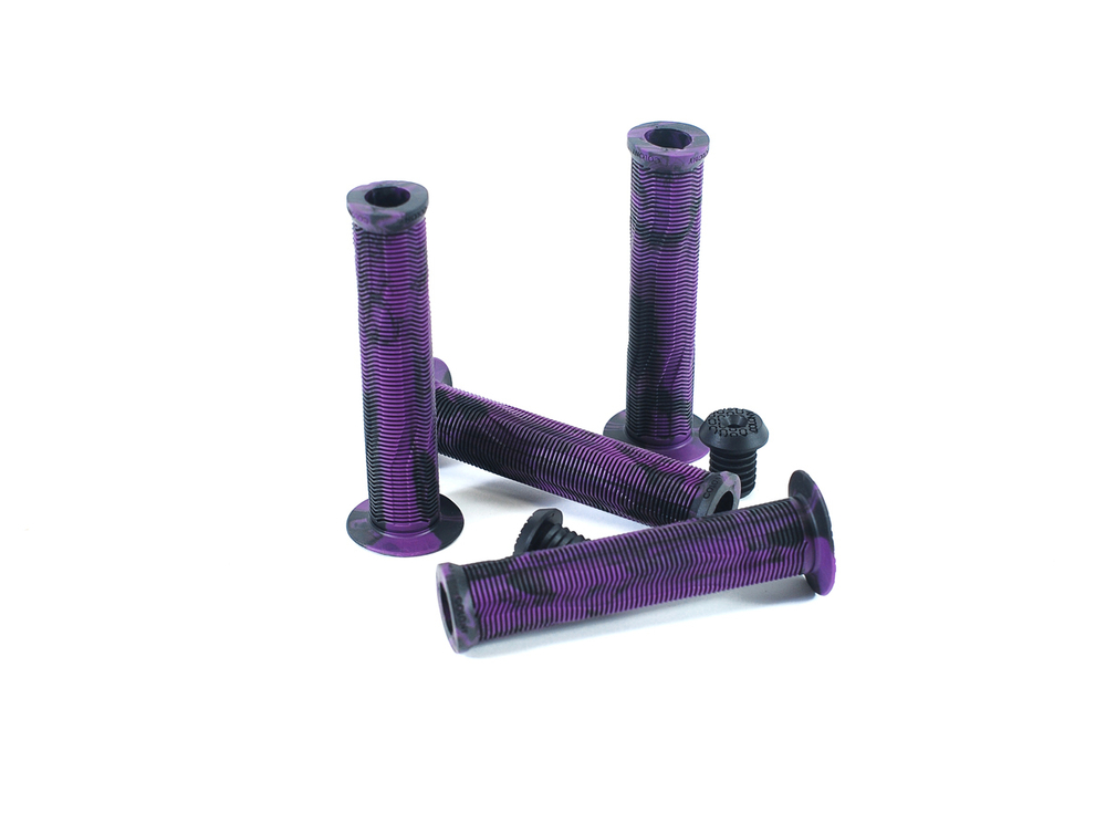 Ручки на руль BMX Much Room Grips, 30х140мм цвет фиолетово-черный, арт. I15-955O COLONY