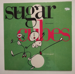 Винтажная виниловая пластинка LP The Sugarcubes Lifes Too Good (Литва 1991)