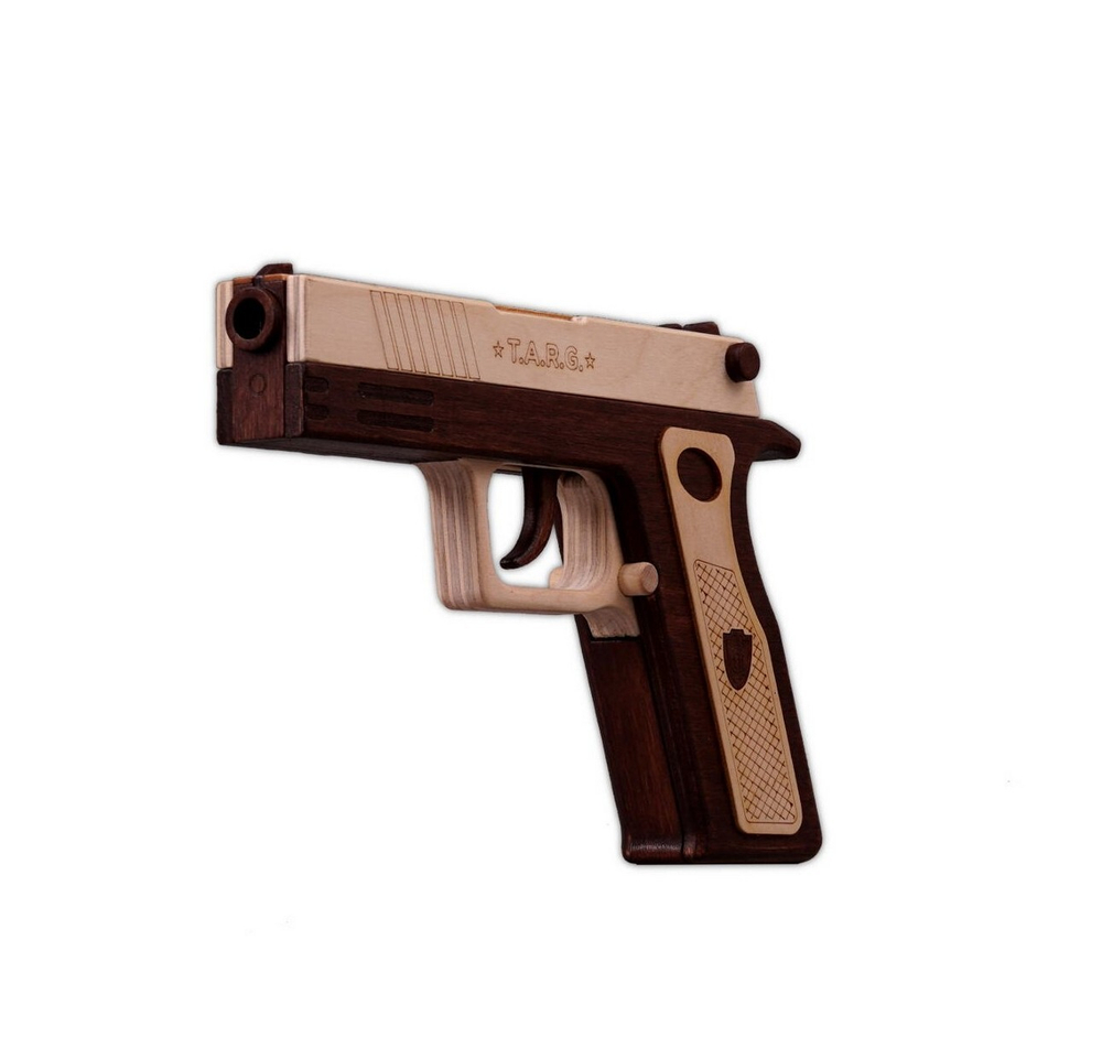 Пистолет GUARD PS-17 (STRIKER SR-17) от TARG - деревянный конструктор, сборная модель, 3d пазл