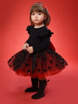 Юбка-пачка в горох