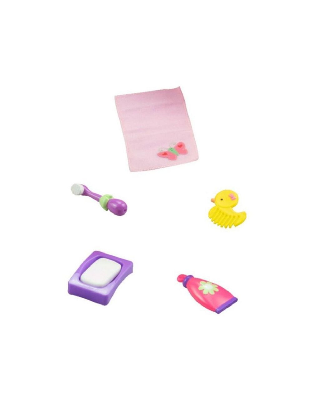 Ванночка для кукол до 38см с аксессуарами BERENGUER (81400)