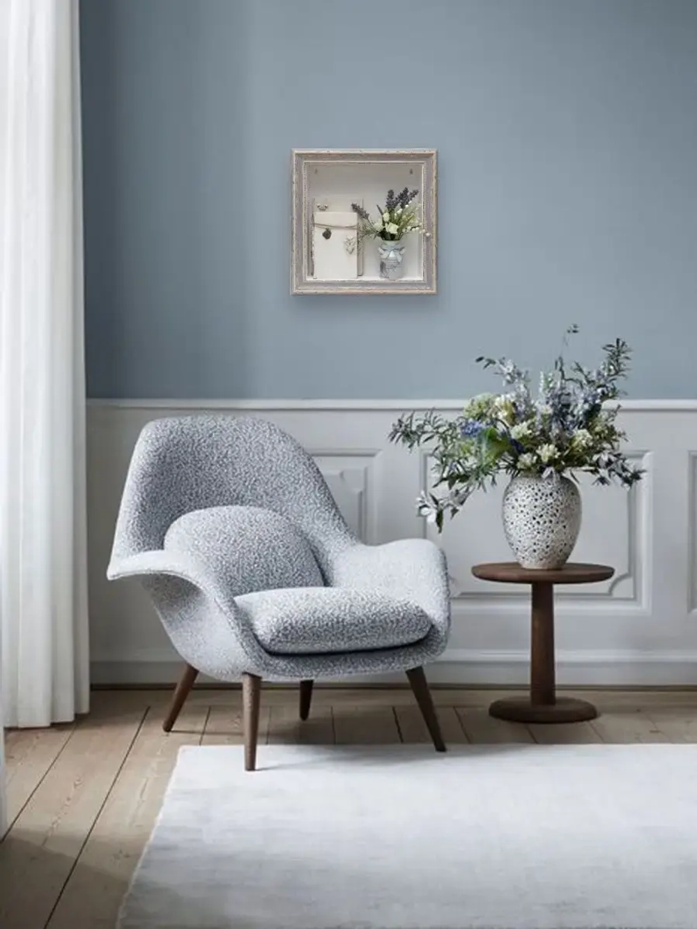 Полка настенная навесная