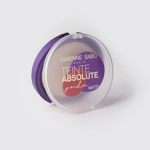 Vivienne Sabo Пудра компактная матирующая Teinte Absolute тон 02 Светло-бежевый