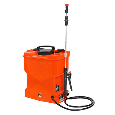 Опрыскиватель садовый аккум, Patriot, 12 л, свинц-кислот, 8 А.ч, 12 В, пластик, ранцевый, PT-12AC