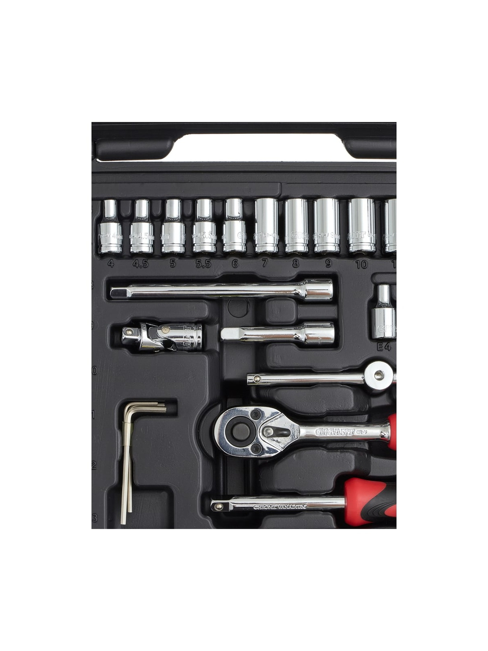 Набор инструментов Gigant Professional 1/4 57 предметов, Сталь Cr-V, GPS 57