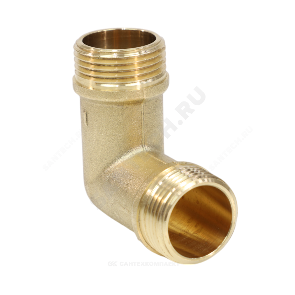 Угольник латунь Ду 15 (1/2") НР/НР VALFEX VF.093.L.012
