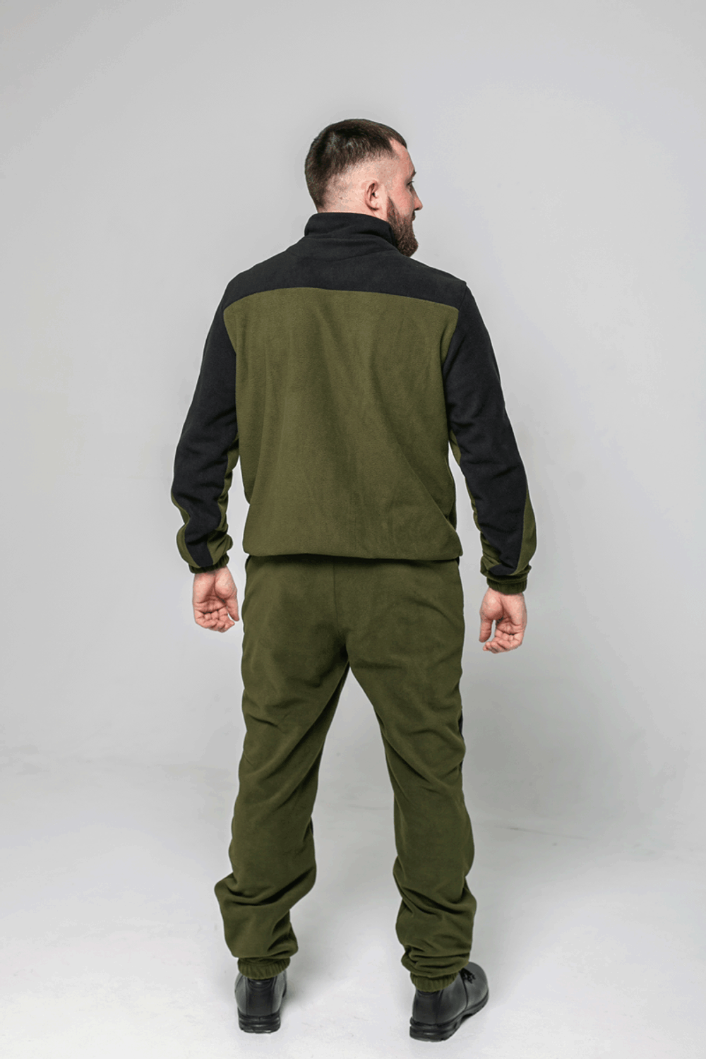 Флисовая кофта мужская комби