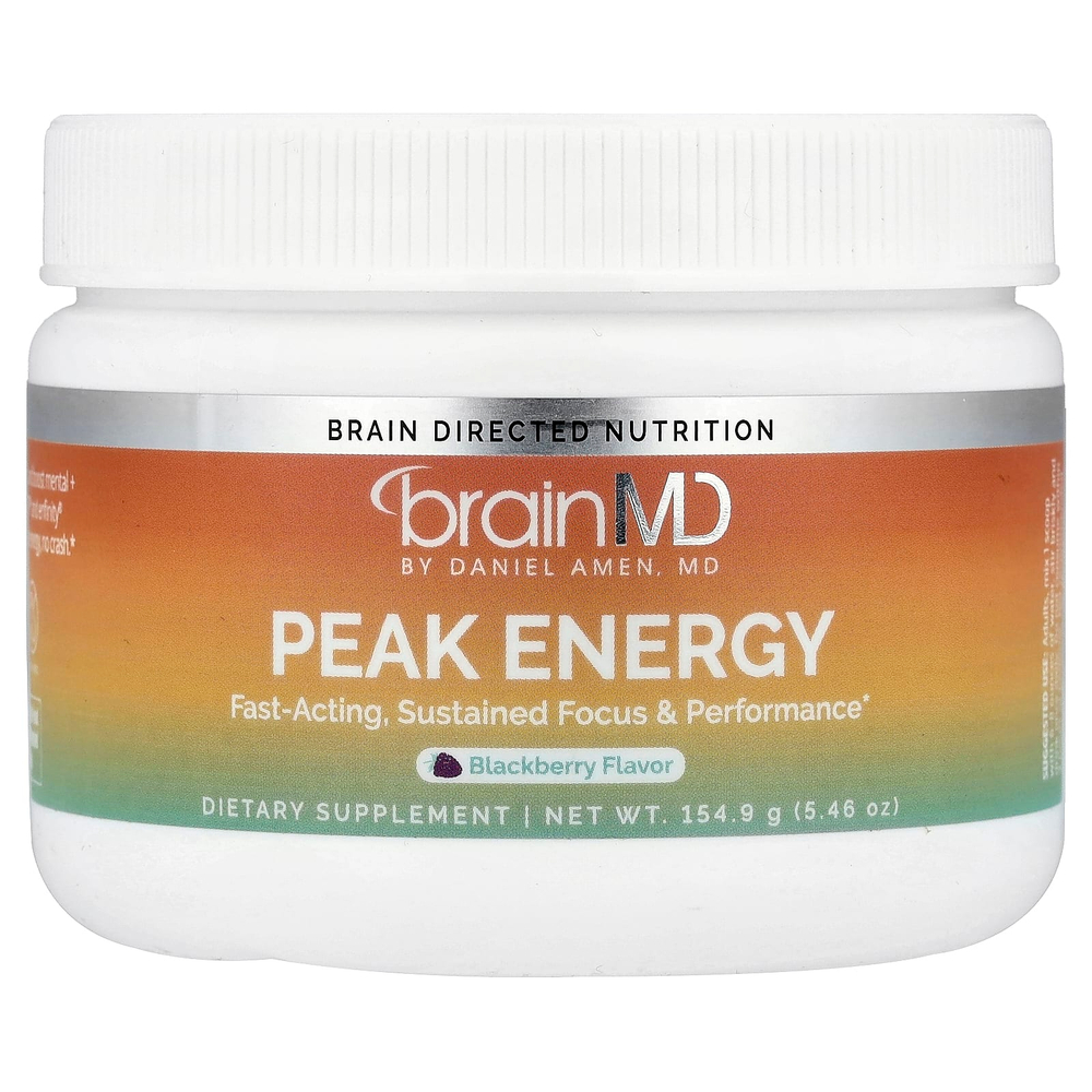 BrainMD, Peak Energy, ежевика, 154,9 г (5,46 унции)