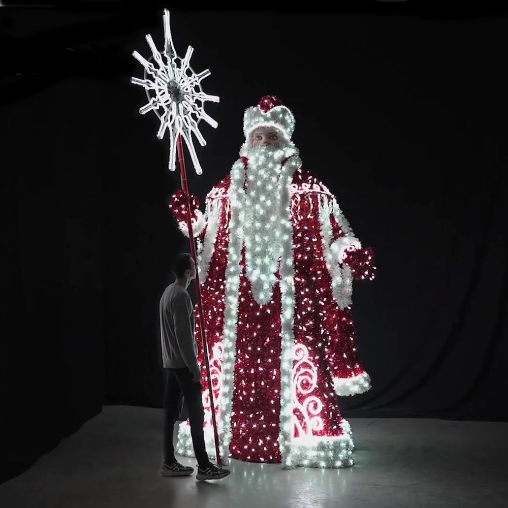 Большая фигура "Дед Мороз - серия Королевская"