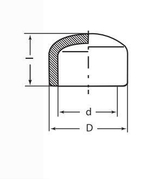 Заглушка Ø 40 ППР (белый)