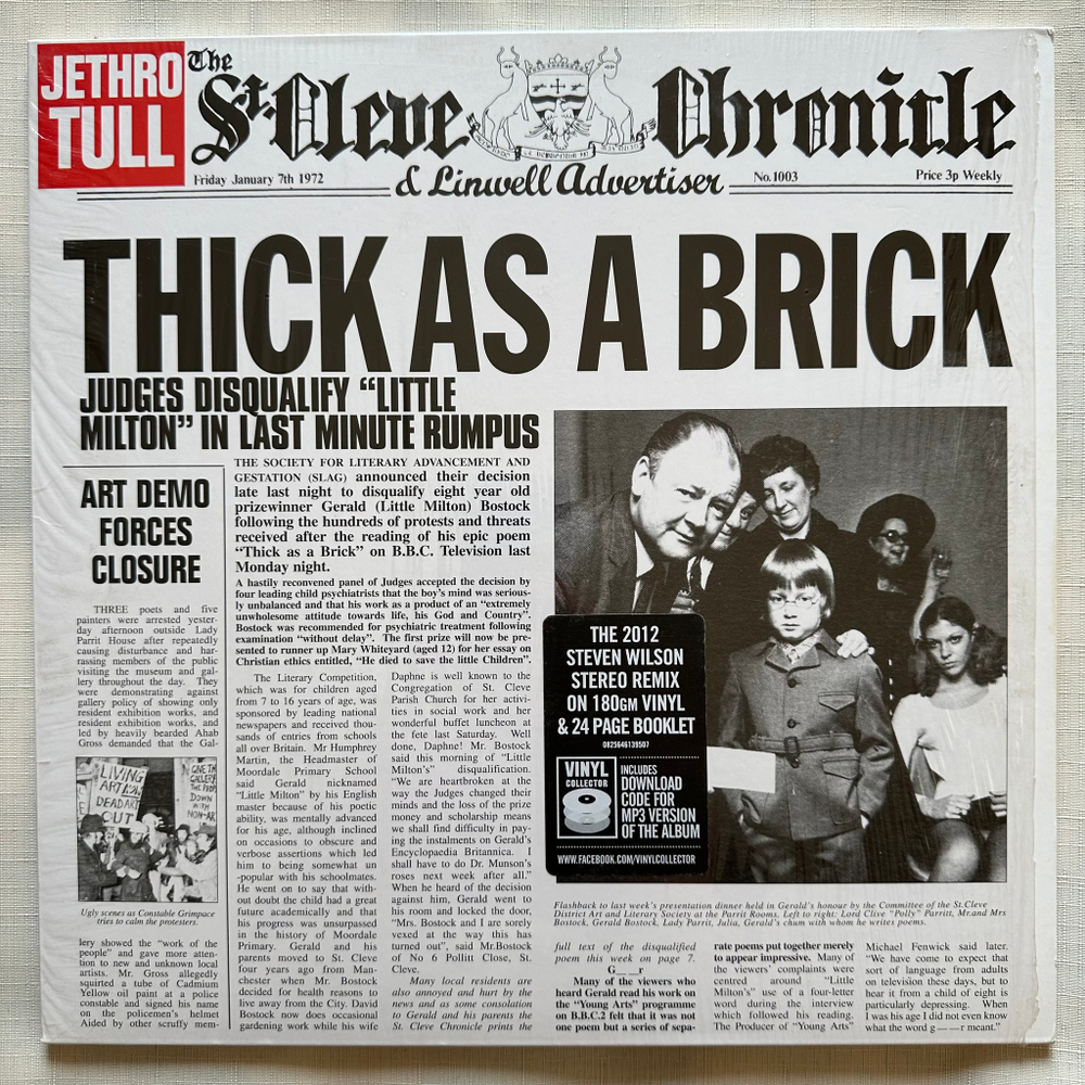 Jethro Tull ‎– Thick As A Brick (Европа 2015г.)