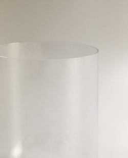 Zara Home стакан из стекла, цвет прозрачный, 10 см · 0254/401