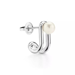 Серьги из серебра с жемчугом, Tiffany💠 Hard wear, В наличии