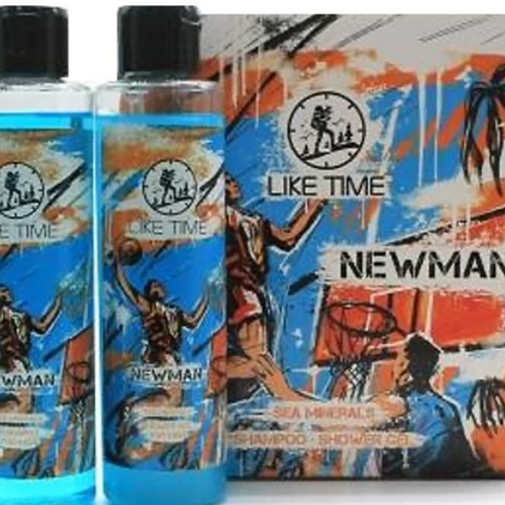 Like Time Men Набор подарочный Newman, (шампунь + гель для душа)