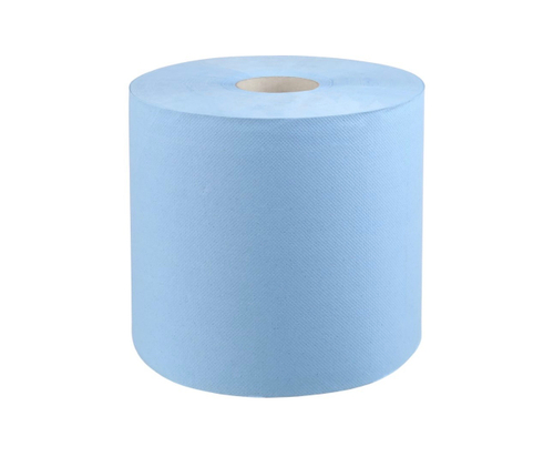 Полотенца протирочные 2сл 350м 35х24 целлюлоза синие с тиснением PROtissue Premium / С407