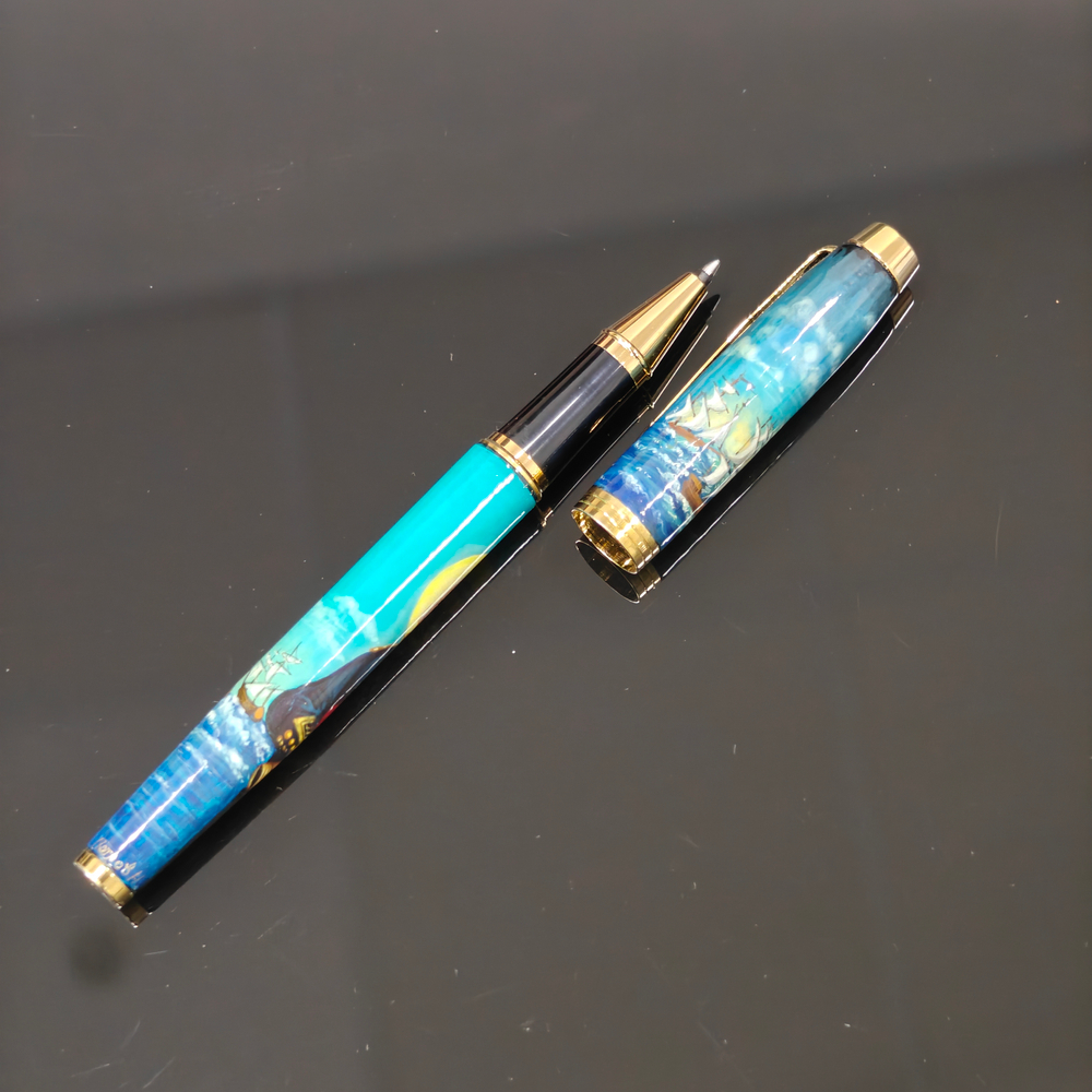 Ручка Parker с ручной росписью Палех "Адмирал Ушаков"