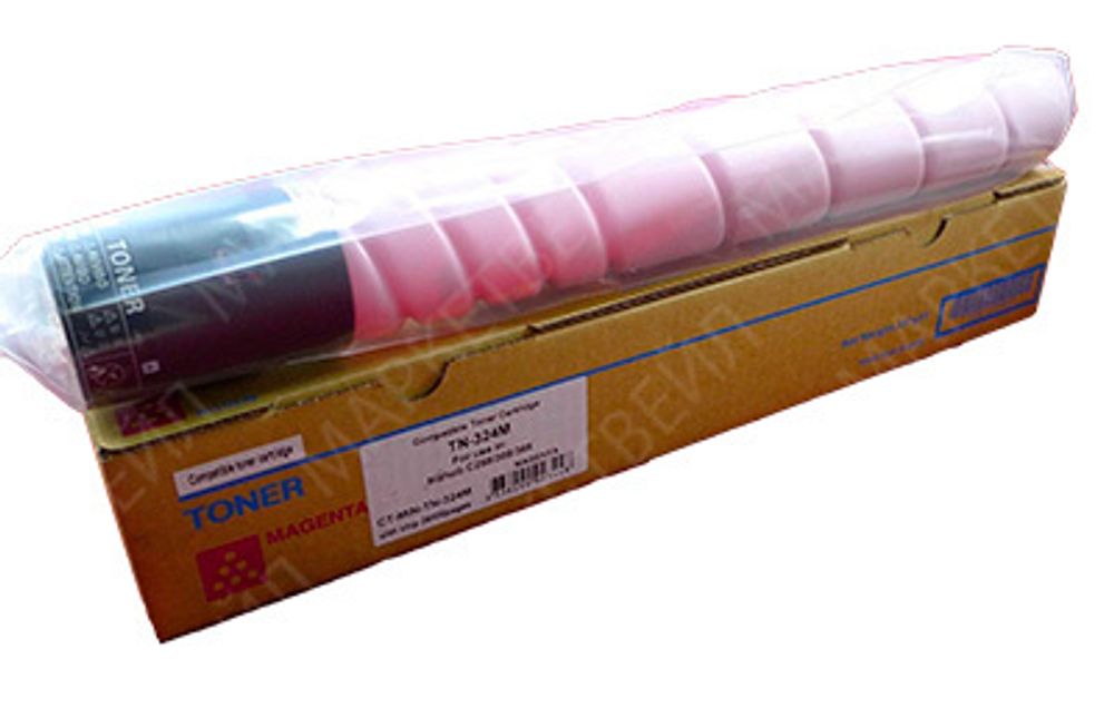 Тонер-картридж ELP, аналог Konica Minolta TN-324M для bizhub C258/308/368 magenta 26K