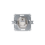 ATLASDESIGN РОЗЕТКА компьютерная RJ45, кат. 5Е, механизм, АЛЮМИНИЙ