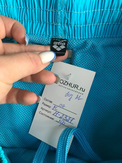 Шорты Arena для плаванья, маркировка М, визуально на 46 размер