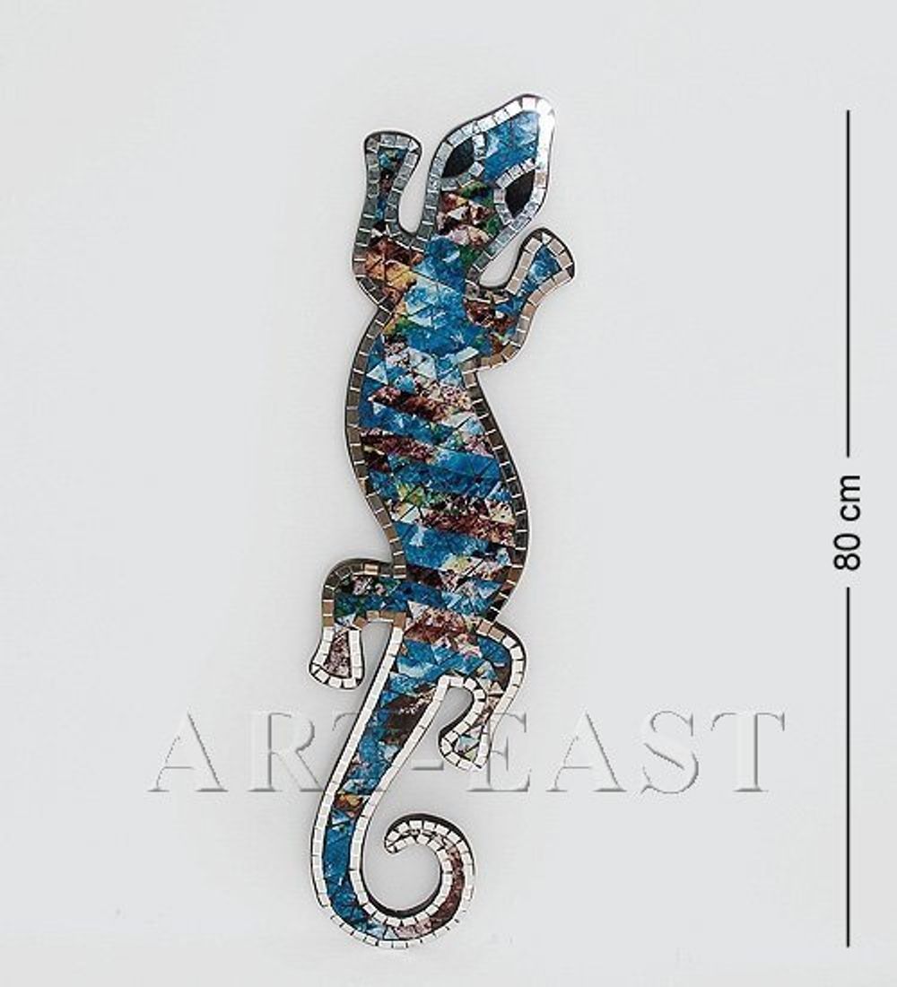Decor and Gift 38-010-01 Панно «Геккон» ср. (мозаика, о.Бали)