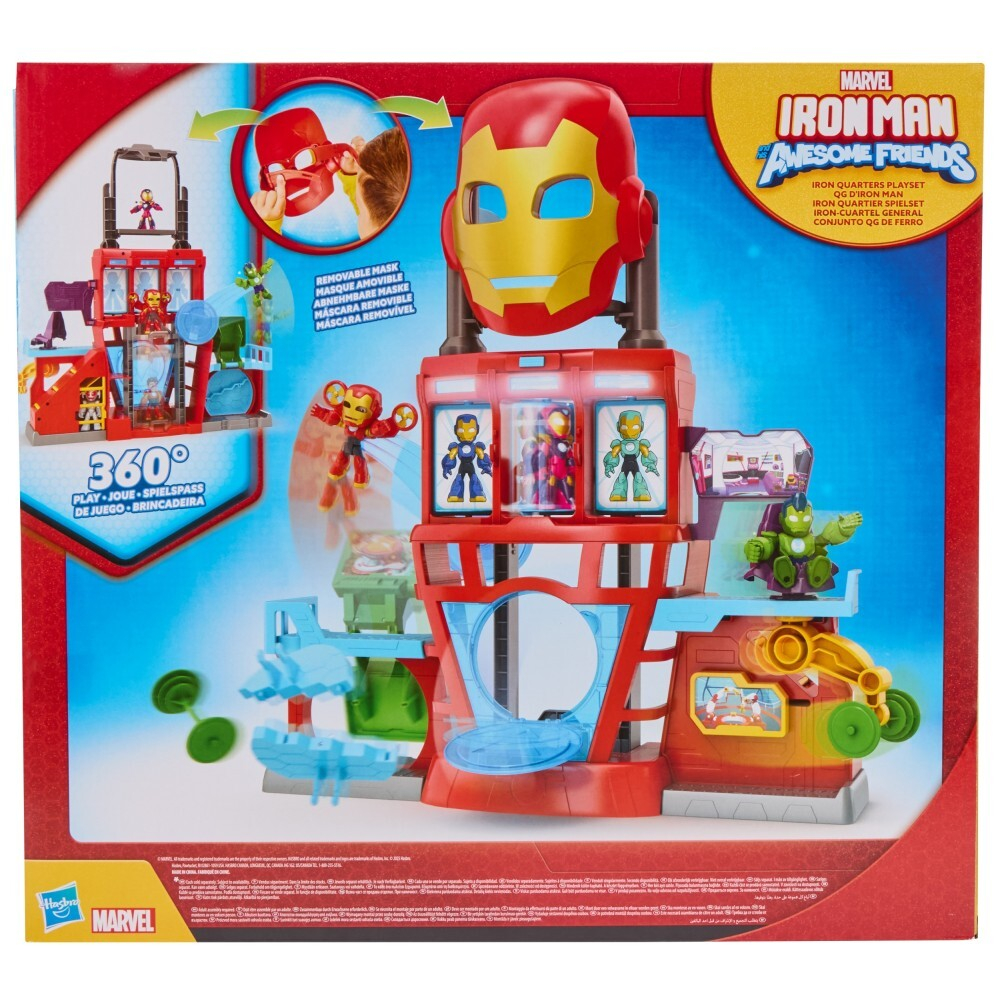 Hasbro Железный человек и суперкоманда - Железная четверка База супергероев свет и звук G1259