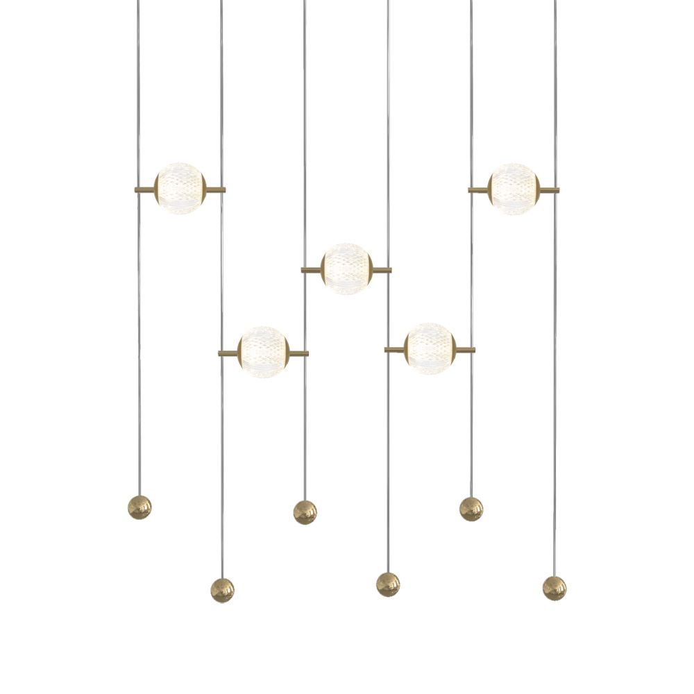 Подвесной светильник MD22001013-5AY-001 gold