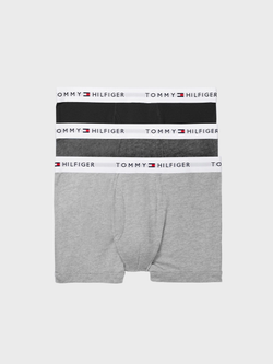 Трусы боксеры-транки Tommy Hilfiger Cotton Classics 3-Pack Grey Heather
