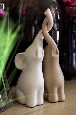 Статуэтка Слоники Garda Decor 10K8105/8106B