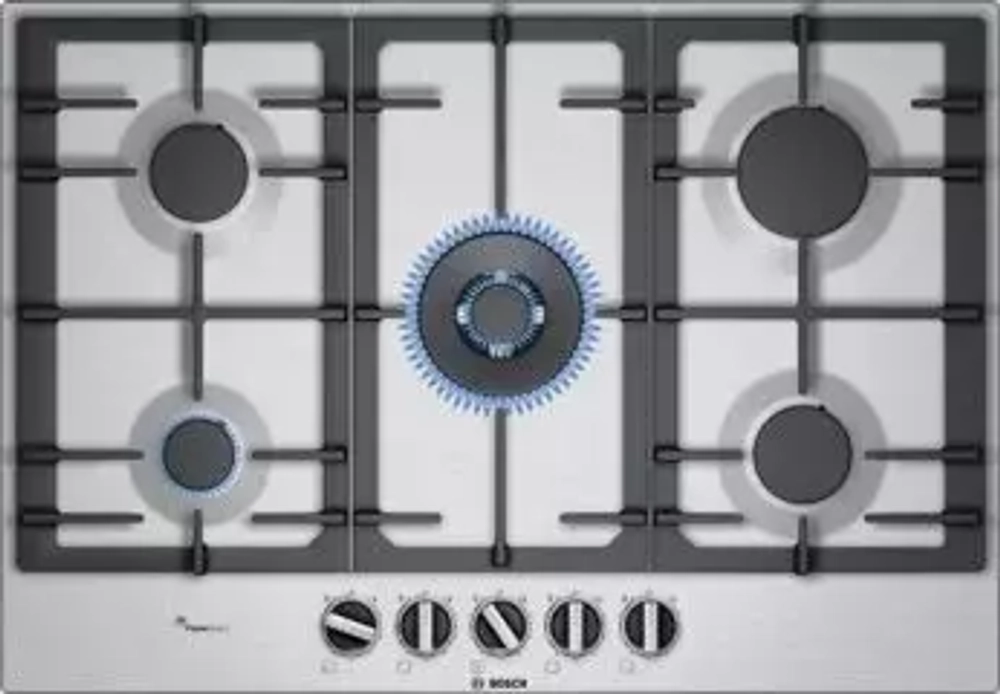 Встраиваемая газовая варочная панель Bosch PCQ7A5B90