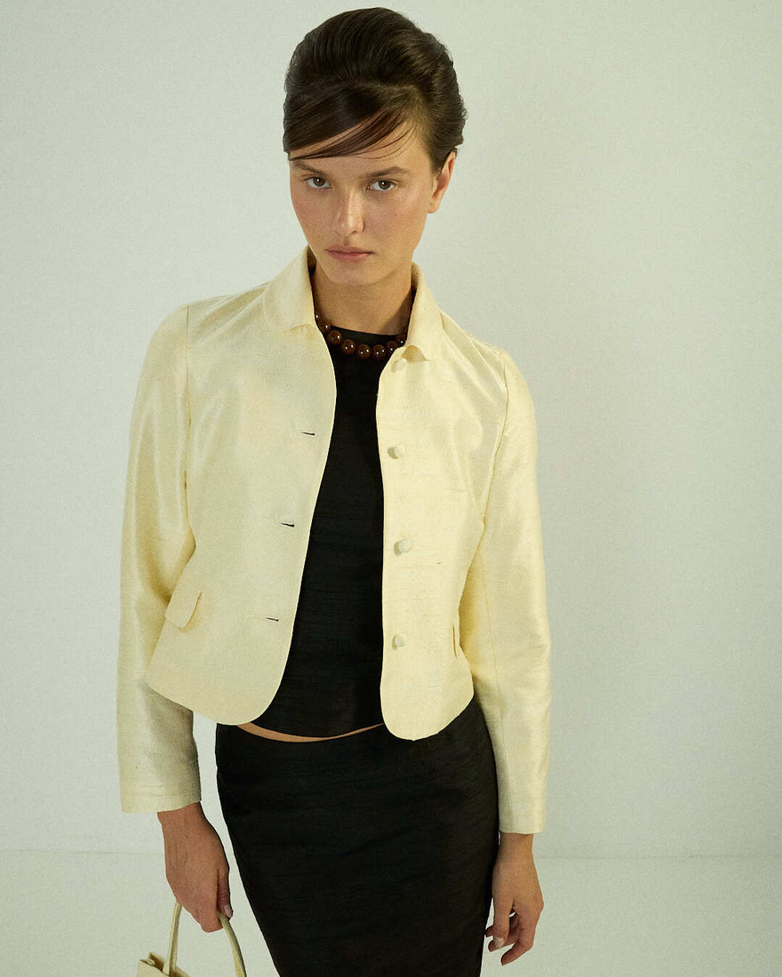 Жакет Esha сливочно-желтый