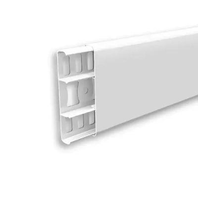 Наличник Деконика с Кабель-каналом 70мм, 001 Белый, 70х12х2200 мм, Deconika
