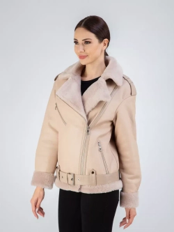 Дубленка авиатор натуральная зимняя