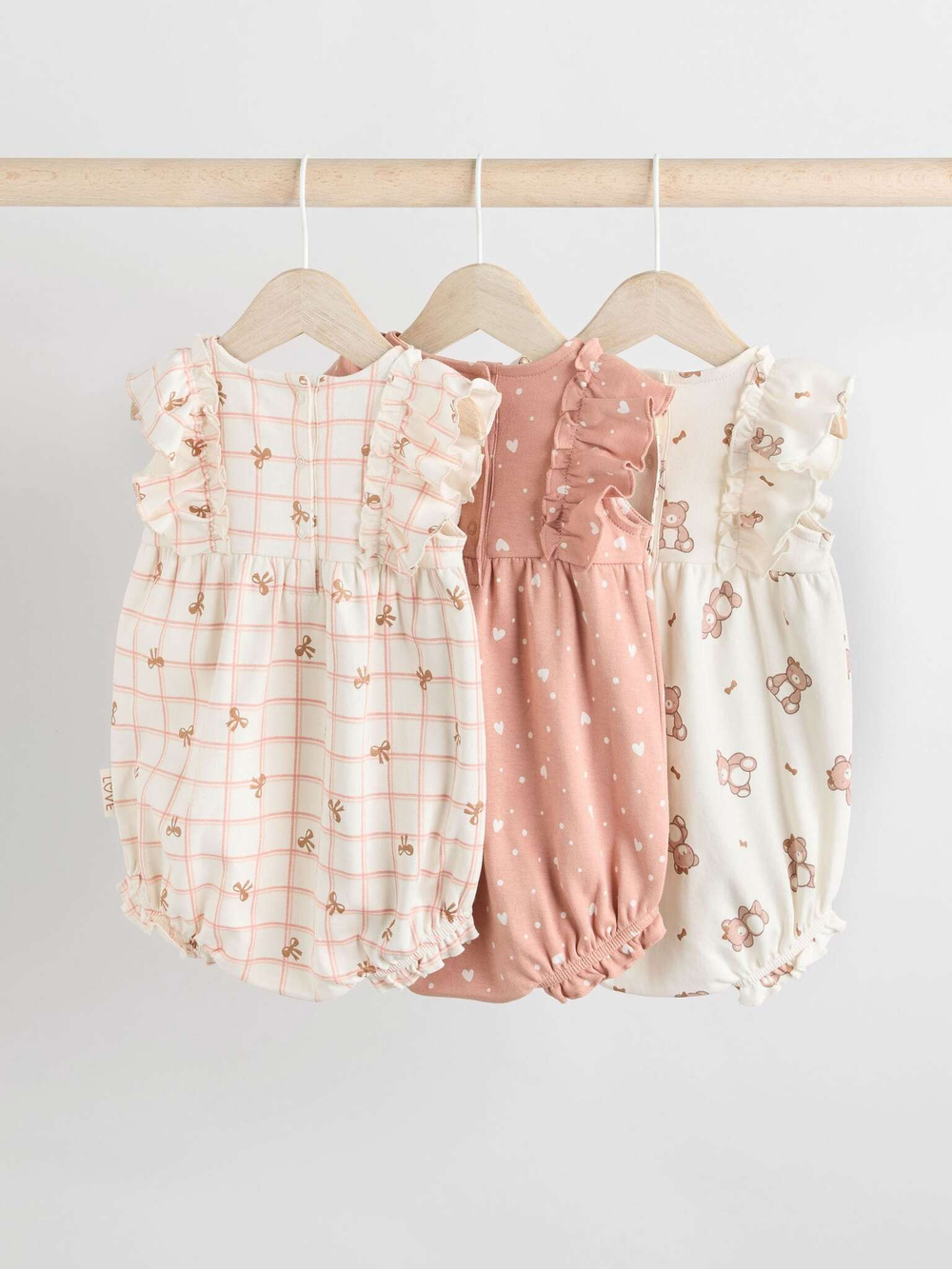 Песочник для малышей Next AA6-650, 3 шт., Светло-бежевый, Розовый