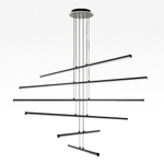 Citilux Trent CL203761 LED Люстра подвесная с пультом Чёрная