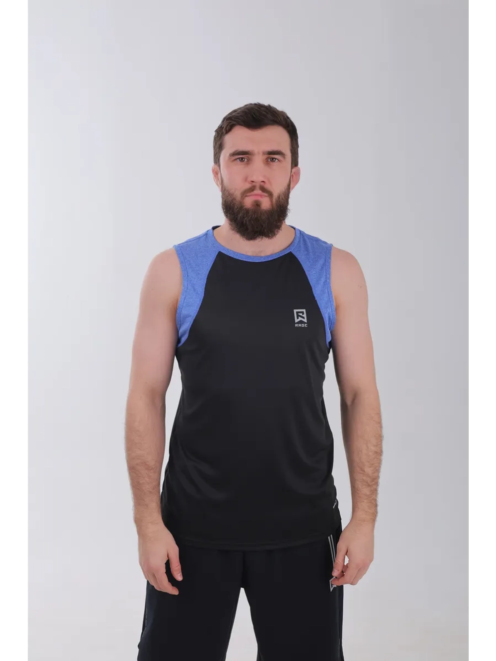 Спортивная футболка майка тренировочная без рукавов