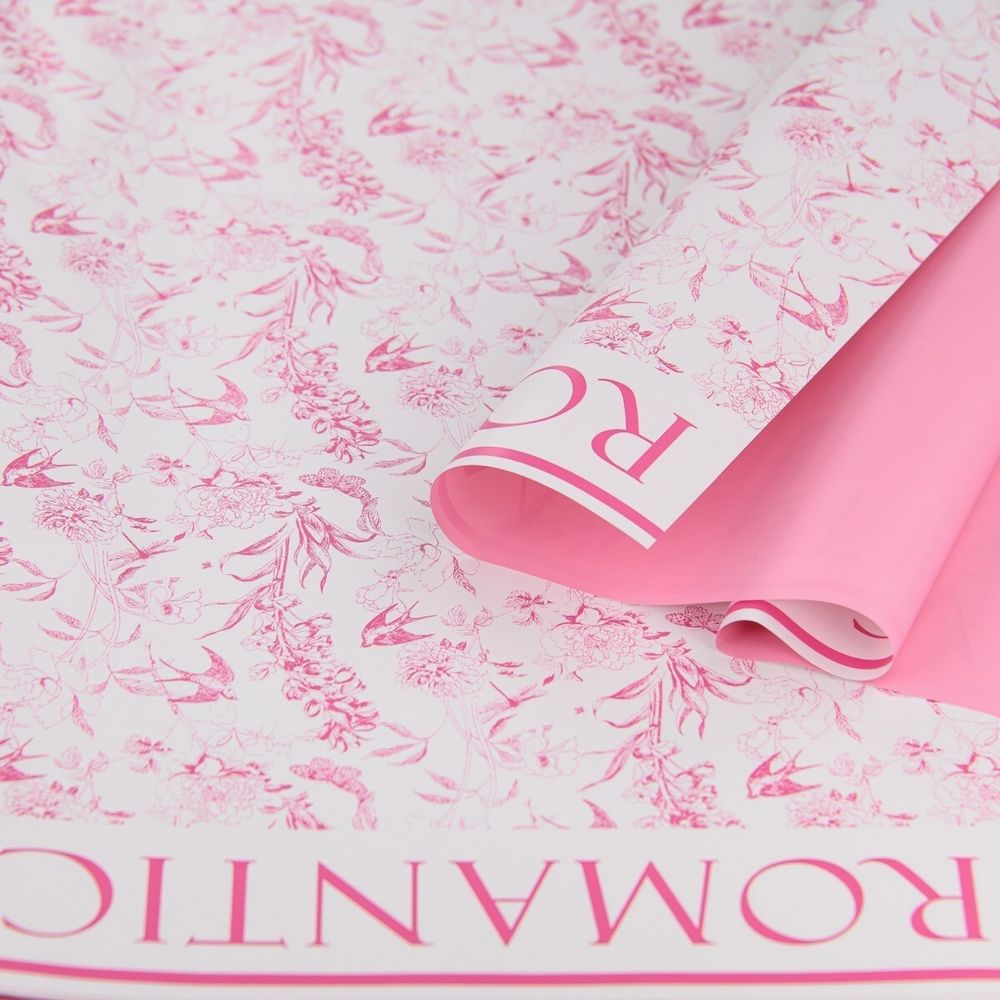 ЛИСТ &quot;Романтика&quot; 58*58/20шт РОЗОВЫЙ