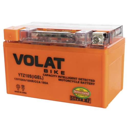 Мото аккумулятор VOLAT YTZ10S(iGEL)Volat (10 Ач, 12 V) Прямая, L+ YTZ10S