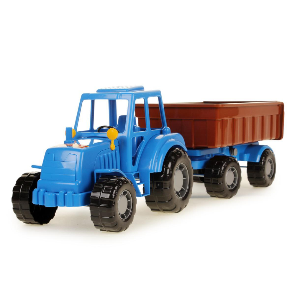 Трактор "Алтай" (синий) с прицепом №1 (в сет) (Полесье)