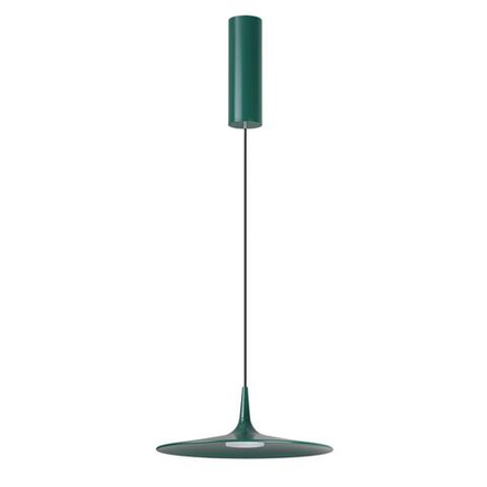7037/12L HIGHTECH ODL25 000 темно-зеленый/металл/акрил Подвесной светильник IP20 LED 12W 3000K AC90-260V SOMBRA