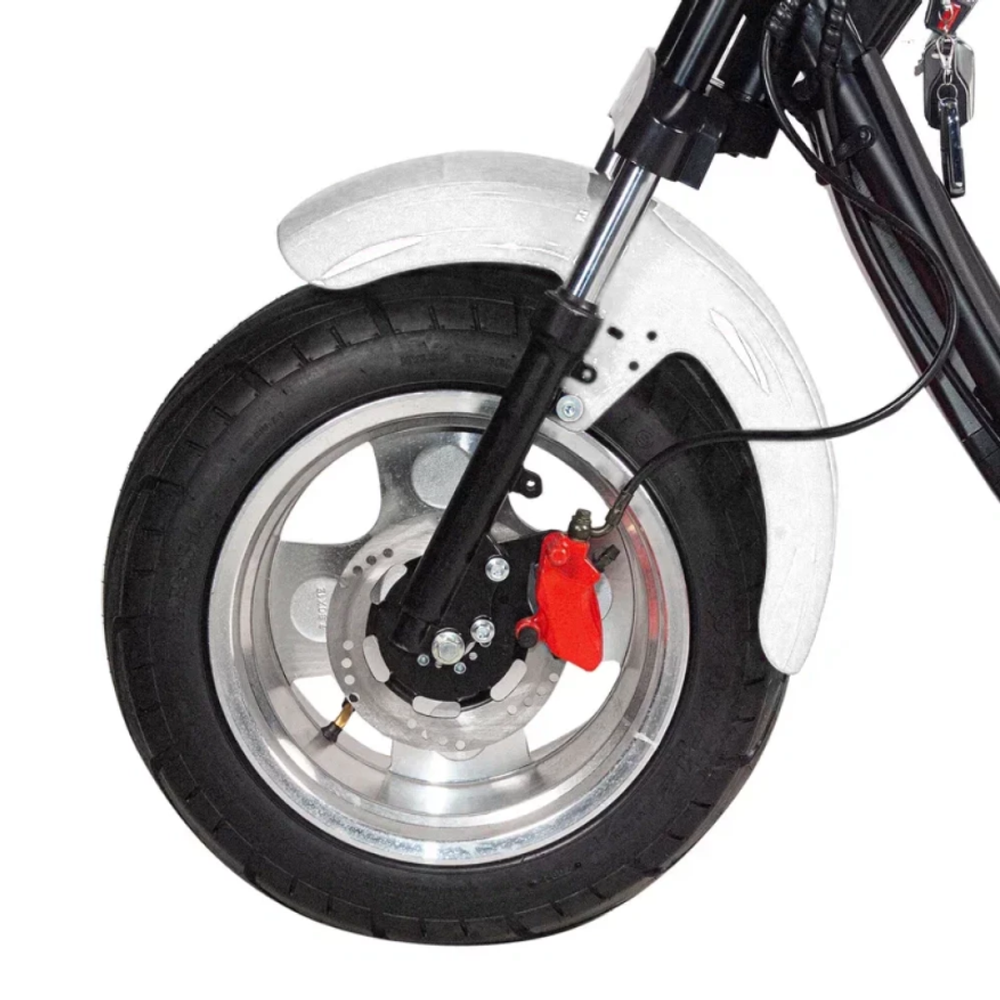 Электроскутер Minako Rex Citycoco 2000w двухколесный белый