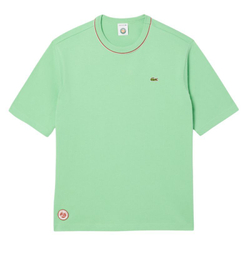 Мужская теннисная футболка Lacoste Roland-Garros Edition Jersey - зеленый