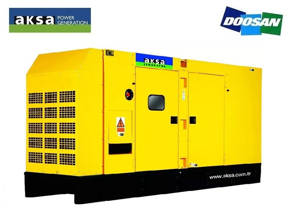 Дизельный генератор AKSA AD 330 в кожухе с АВР