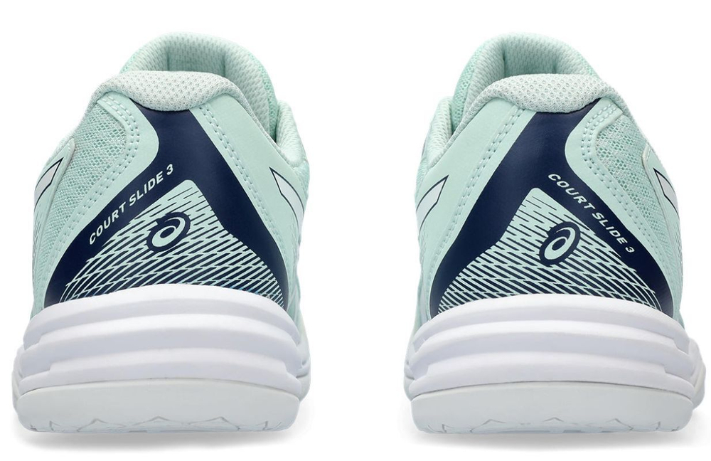 Женские Кроссовки теннисные Asics Court Slide 3 - pale blue/white