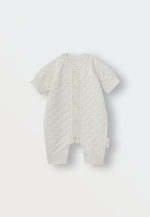 Песочник вязаный клетка, Молочный