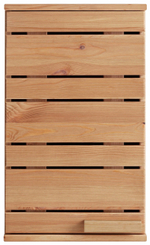 Шкаф в ванную навесной, 30х22х50, Джосси, массив дерева, Dipriz