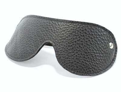 Черная кожаная маска на глаза (Цвет: черный)