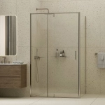 Душевой уголок WasserKRAFT Spree 14P06 120х80 стекло прозрачное/профиль никель