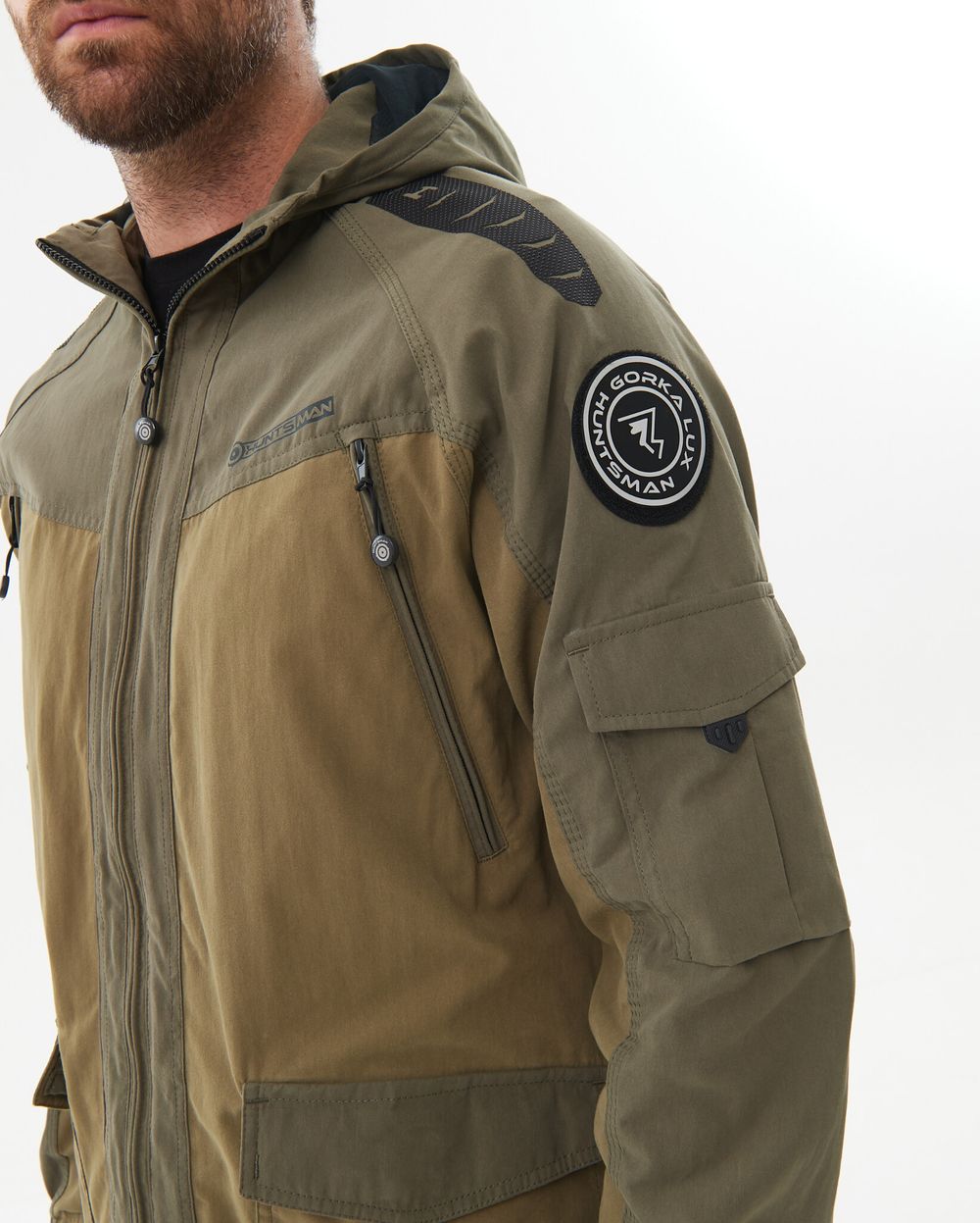 Костюм летний Горка-Люкс ткань Ravena Peach Wash цвет Хаки